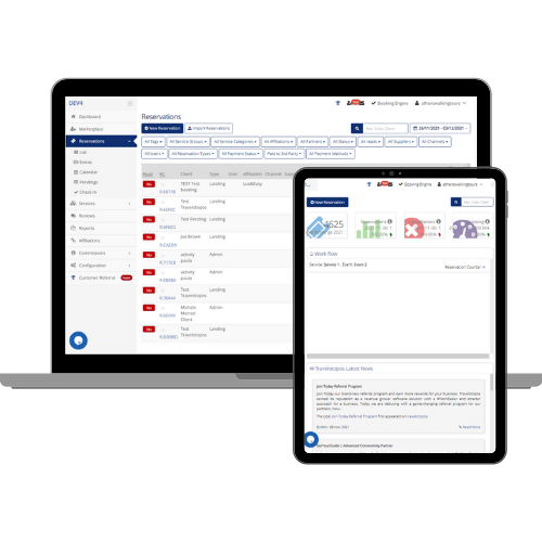 TransferOnline booking system