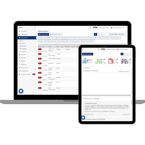 TransferOnline booking system